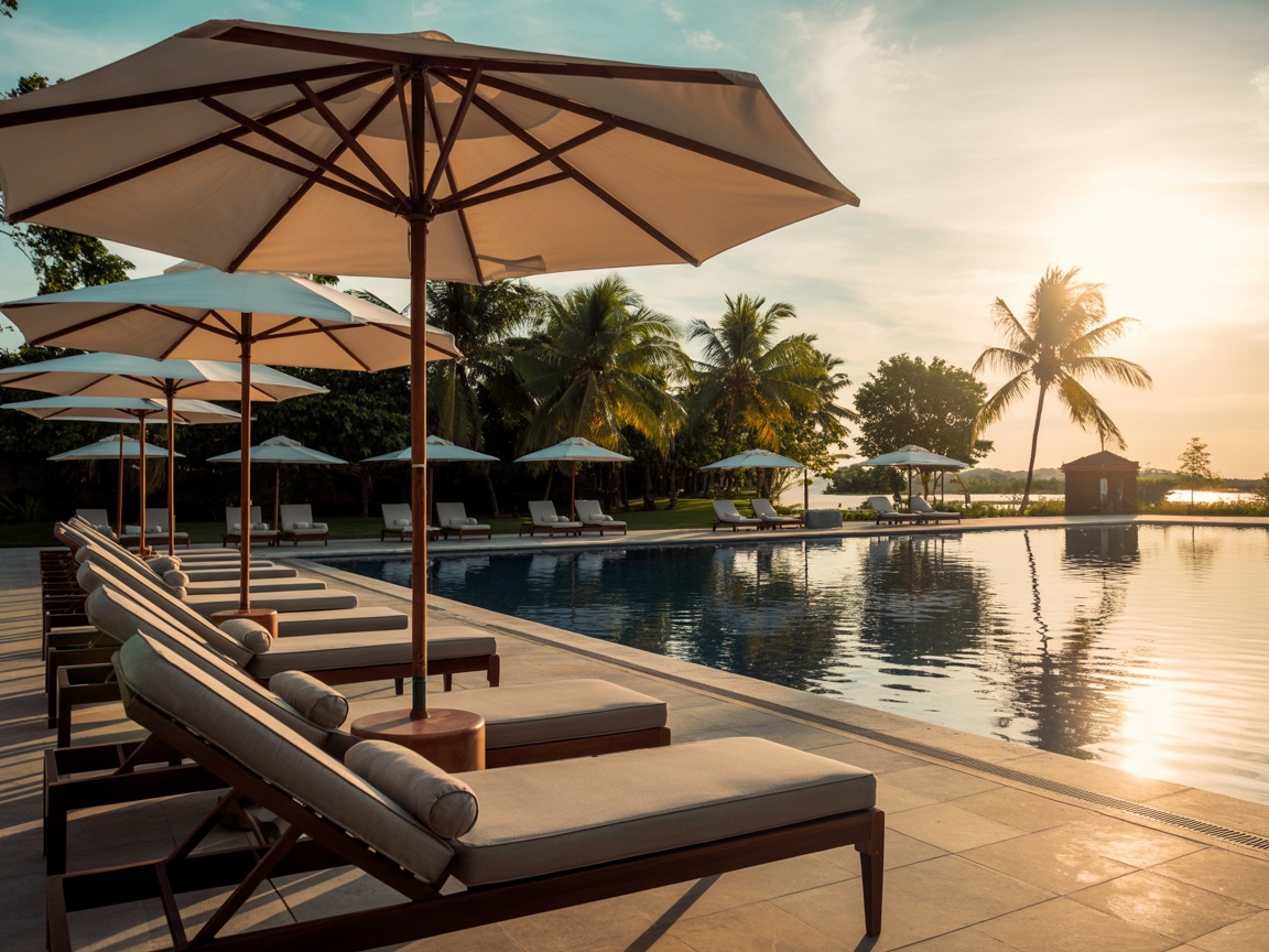 Piscina al atardecer