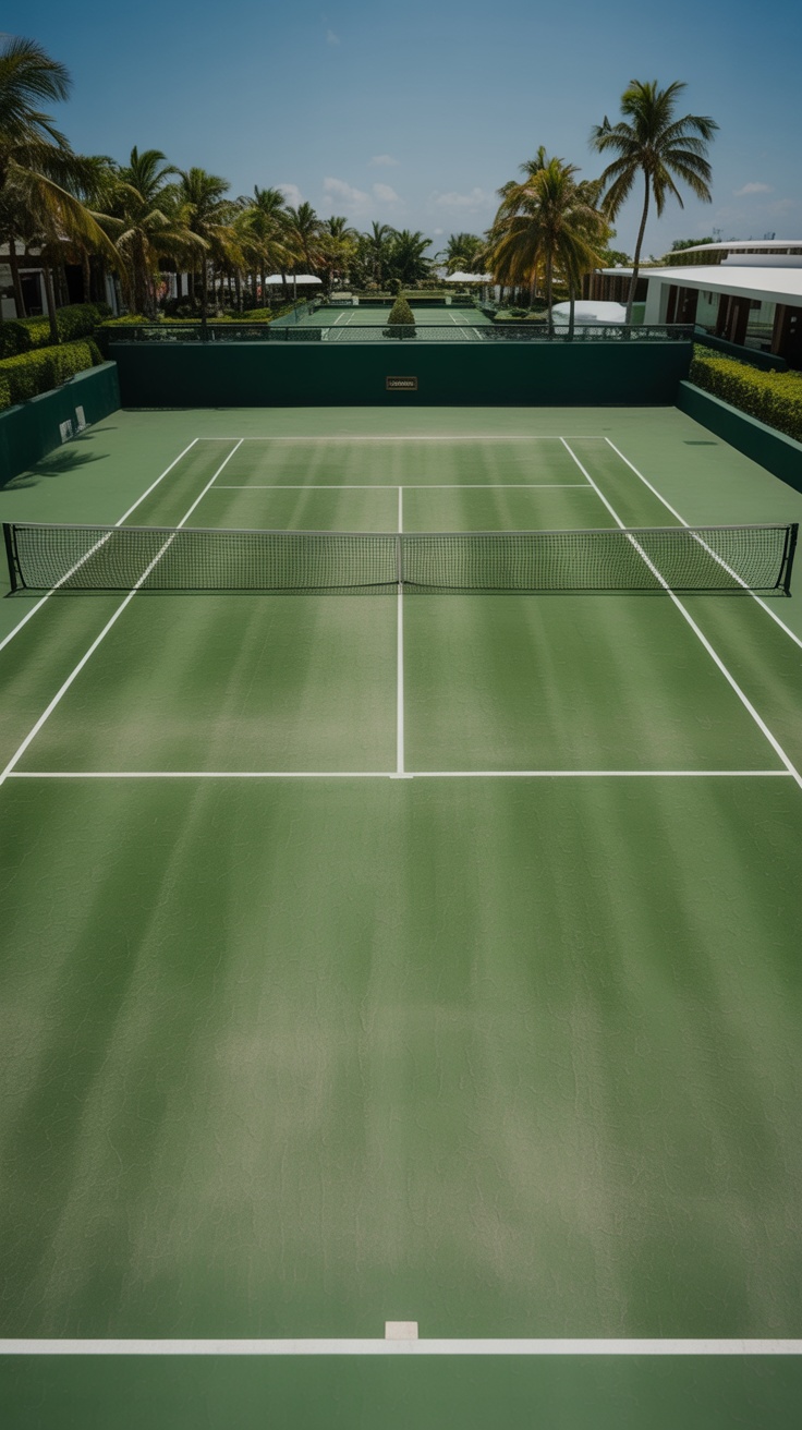 Cancha de tenis profesional