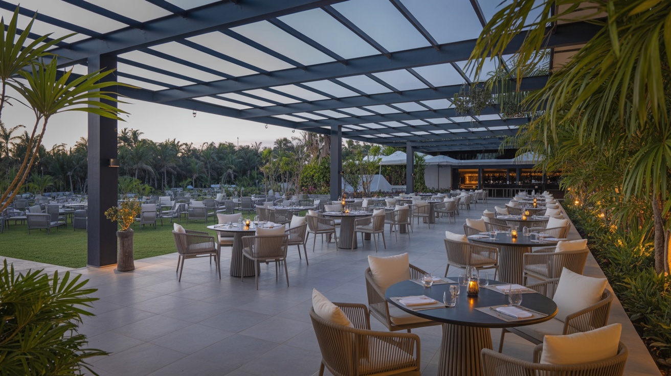 Comedor al aire libre
